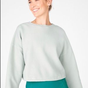 Fabletics Anna Tie back sweatshirt.